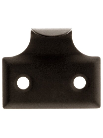 Stamped Brass Hook Style Sash Lift in Oil-Rubbed Bronze.